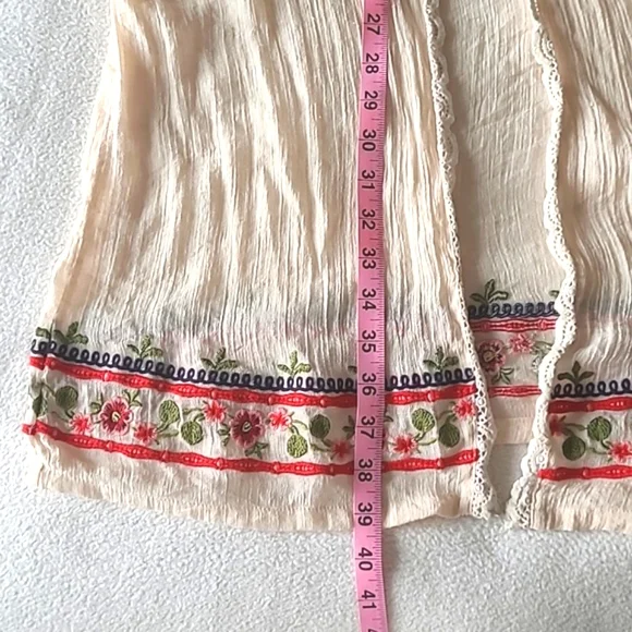 Floral Embroidered Kimono - Cream - Picture 11 of 13